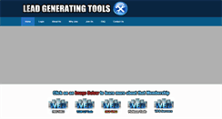 Desktop Screenshot of leadgeneratingtools.com