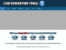 Tablet Screenshot of leadgeneratingtools.com